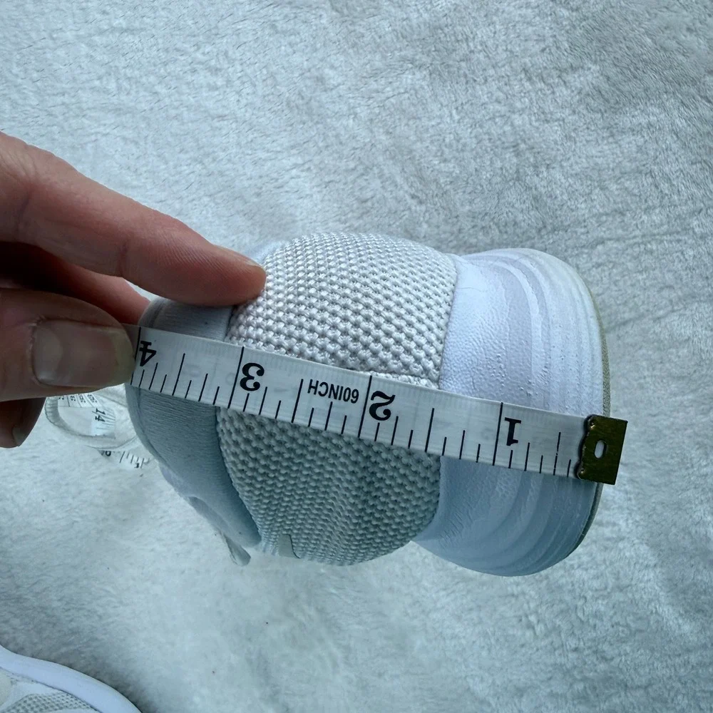 Nike Revolution 4 Mens US 11 Pure Platinum White Gray Mesh‎ Lace Up Running Shoe